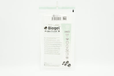 Molnlycke 42680 Biogel PI Ultra Touch M Synthetic Polyisoprene Surgical Gloves 8